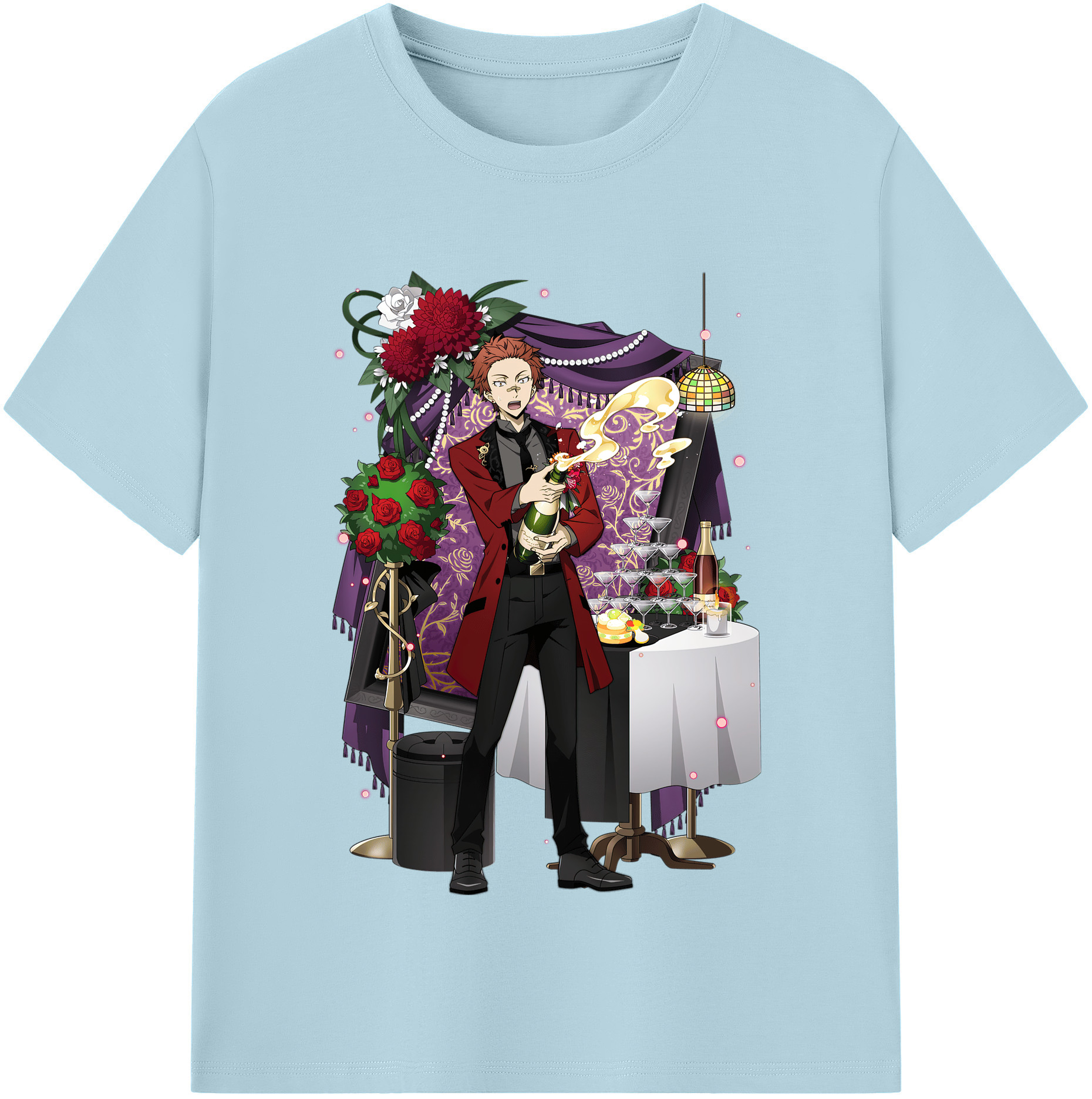 （画像用） 文豪ストレイドッグス Bungo Stray Dogs 綿100％半袖Tシャツ（フロントプリント）
